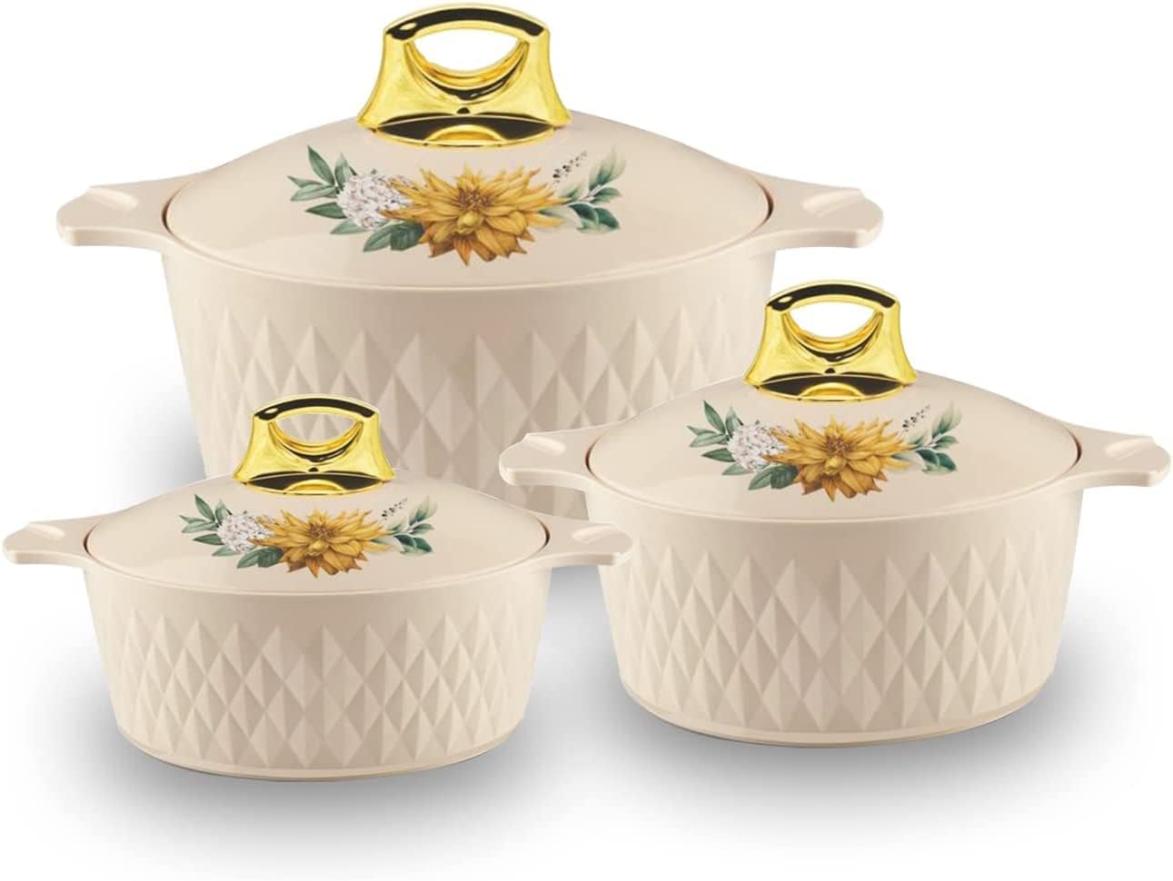 Tmvel Cacerola Hotpot, olla caliente aislada de acero inoxidable, calentador de alimentos, mantiene la comida caliente durante horas (84.5 fl oz,