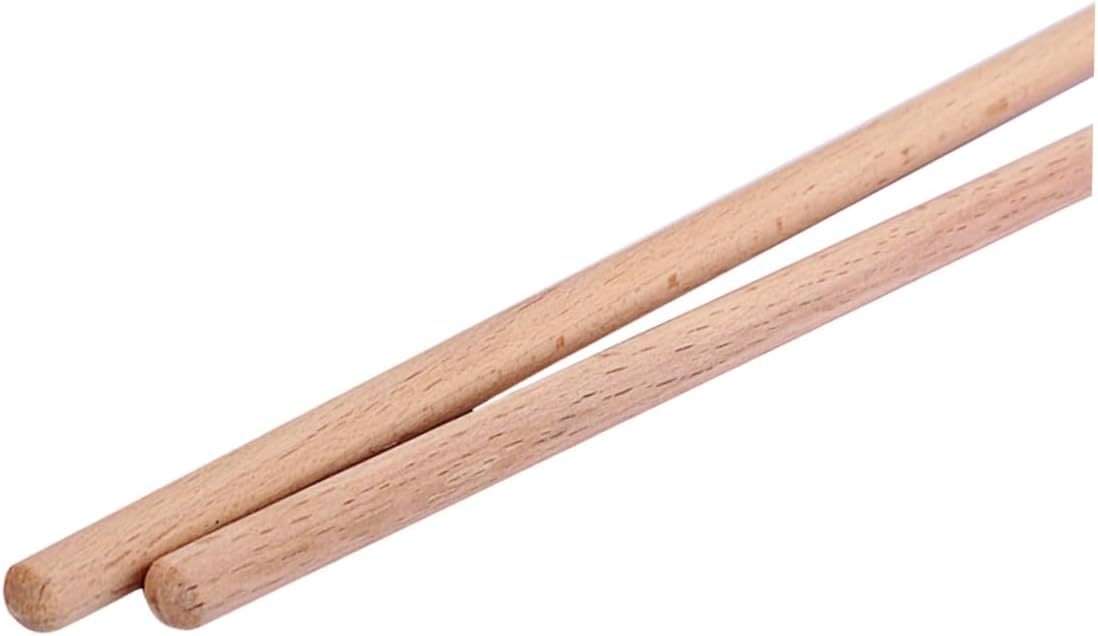 Milisten 2 pares 5a baquetas accesorios de música Bell stick instrumento Glockenspiel Baquetas de tambor baquetas 5a punta de madera palo de
