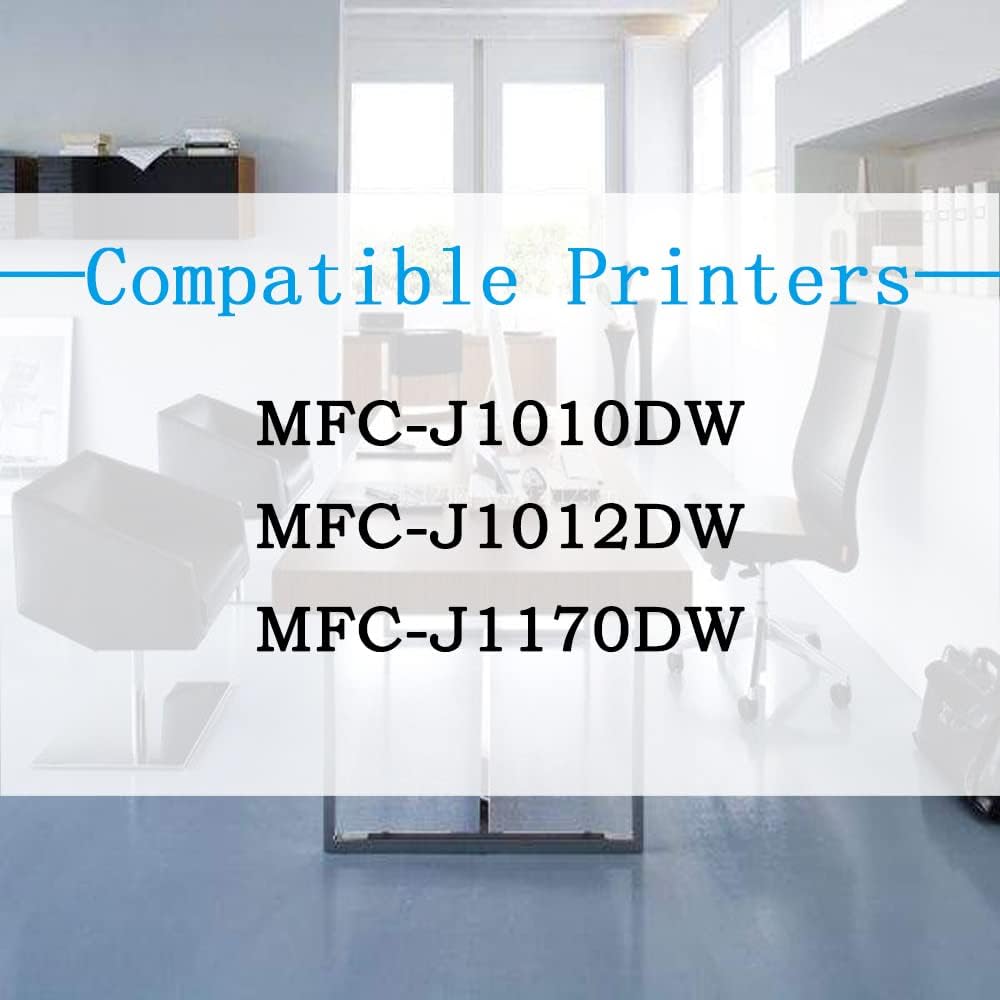 ColorPrint Cartucho de tinta compatible LC401XL de repuesto para Brother LC401 XL LC401C LC401Y LC401M para impresora láser MFC-J1010DW MFC-J1012DW