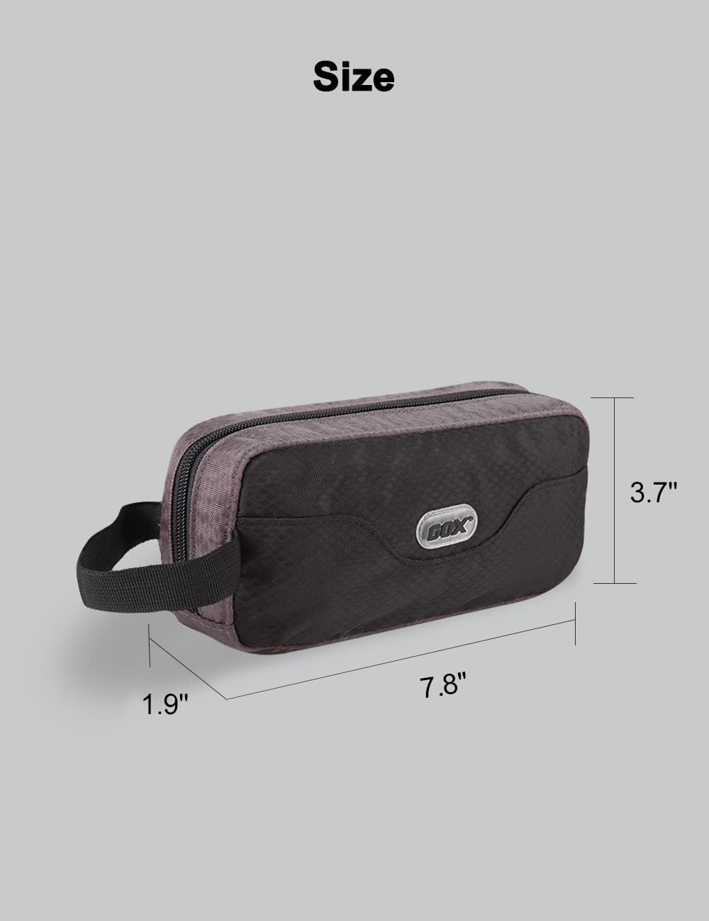GOX Neceser de viaje Dopp Kit caso para hombres multifunción bolsa organizadora de embalaje