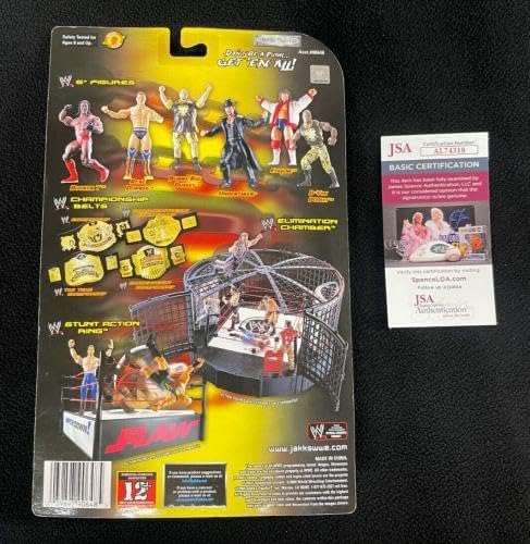 Edge Signed WWE Backlash Jakks Pacific Action Figure JSA COA – Autographed Wrestling Cards