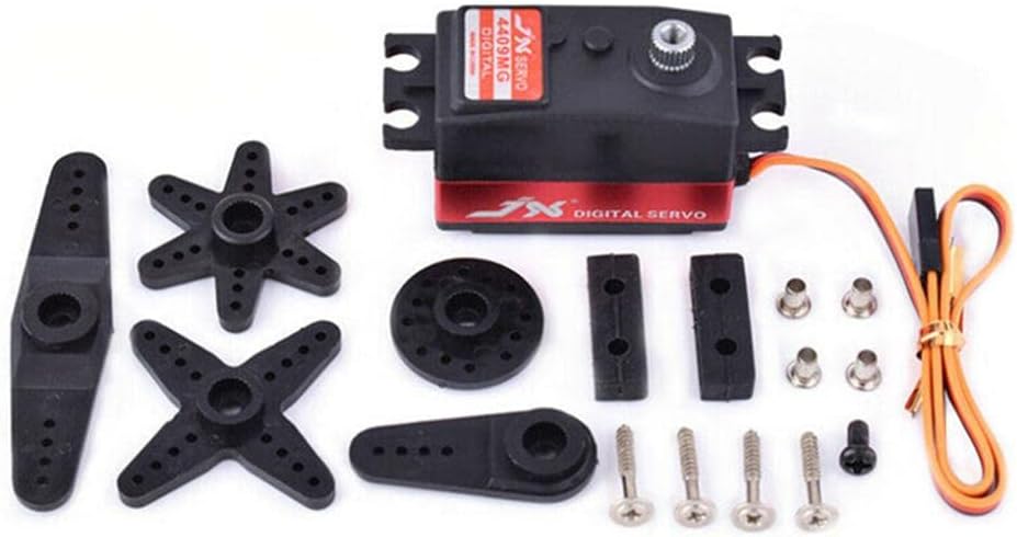 WANSUPYIN New 18 110 RC Car High Voltage Torque PDI-4409MG 25T Metal Gear Digital Servo Set with Arm DIY Parts