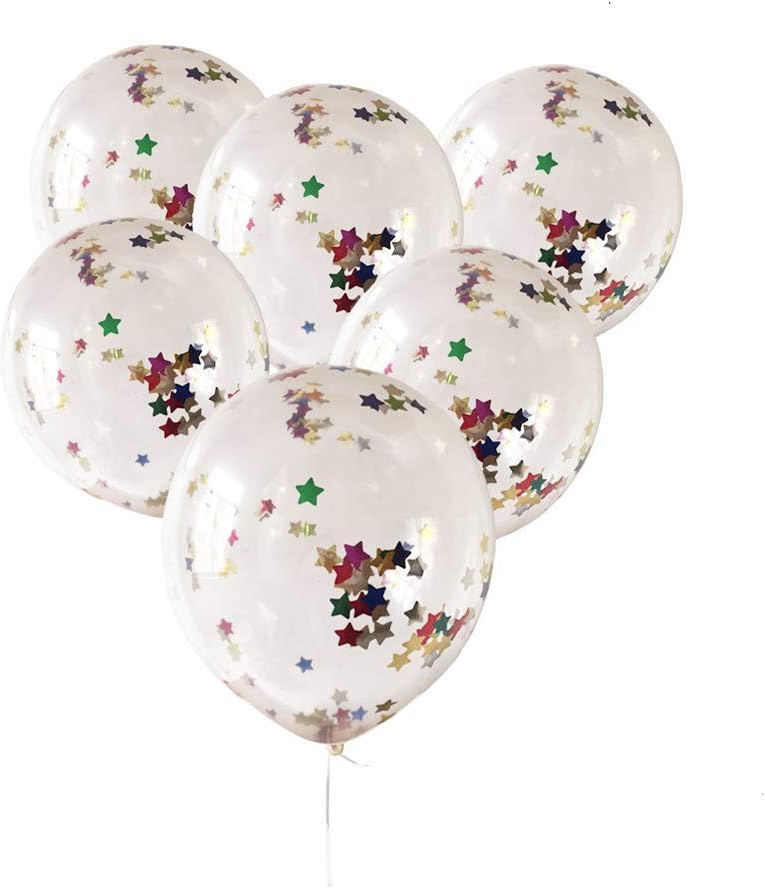 HIPIHOM 5000 lentejuelas de confeti con purpurina multicolor para bodas, fiestas de cumpleaños, Navidad, decoración de mesa, manualidades, 0.6