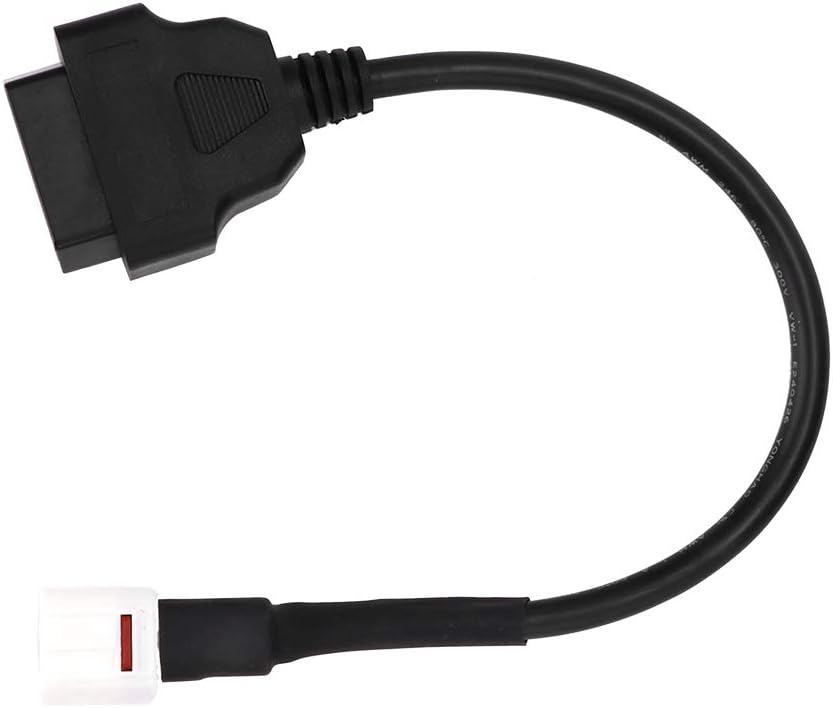 Cable de escáner de motocicleta, cable de diagnóstico de 4 pines a Obd2, cable de diagnóstico de escáner de motocicleta, cable de diagnóstico de