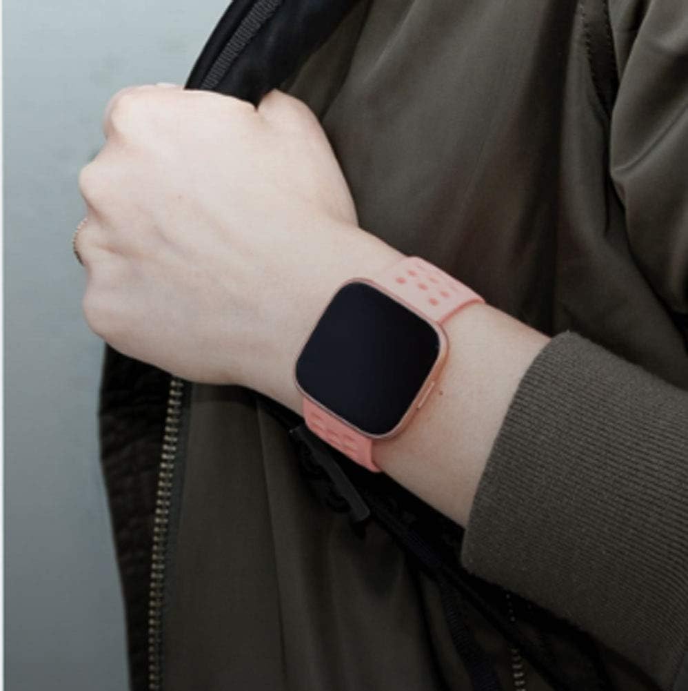 Bandas deportivas compatibles con Fitbit Versa 2VersaVersa Lite para mujeres y hombres, pulseras de repuesto deportivas transpirables pequeñas y