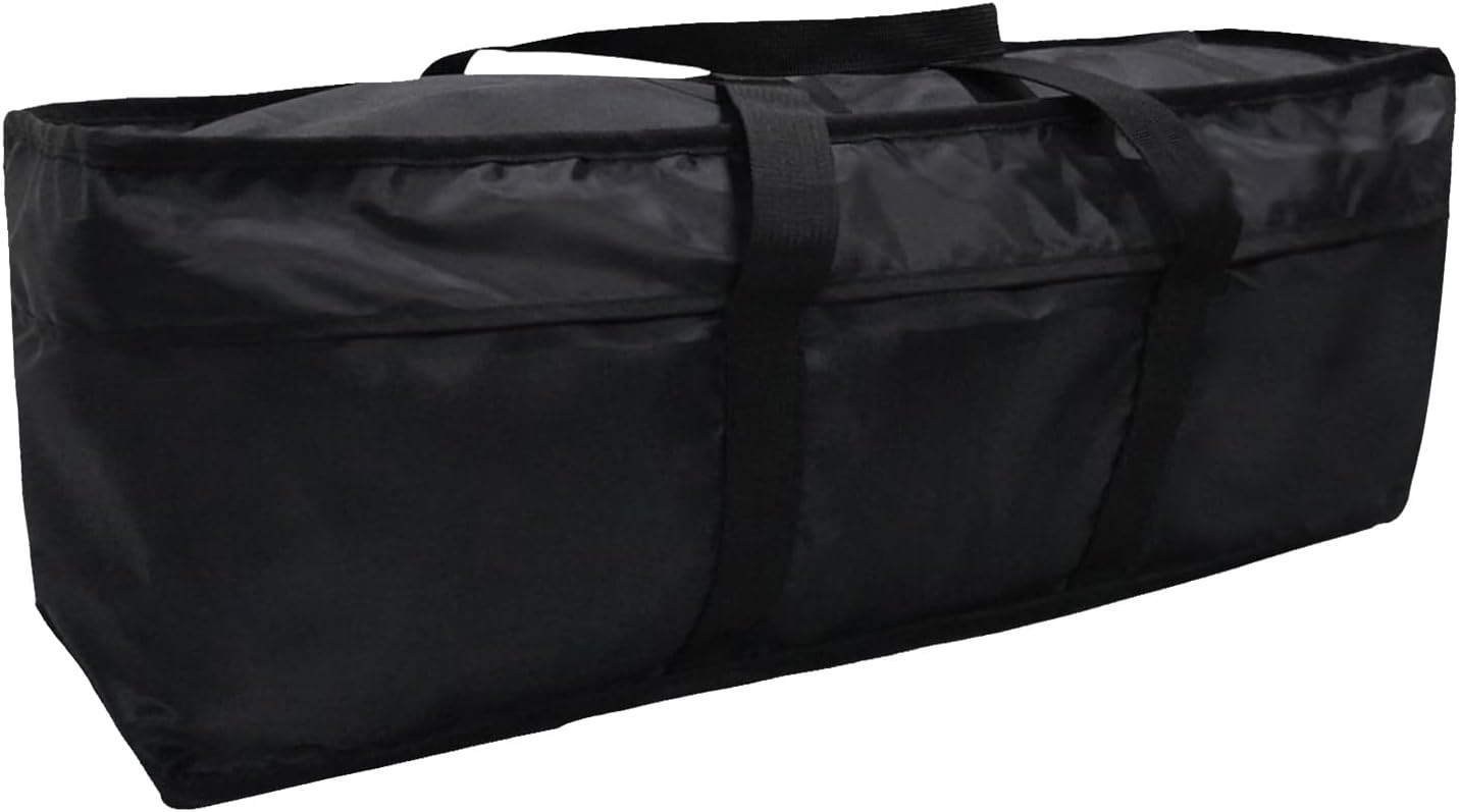 Yolaka Cojín de almacenamiento XXL para patio, 68 x 20 x 28 pulgadas, con cremallera impermeable para muebles de exterior, sofá