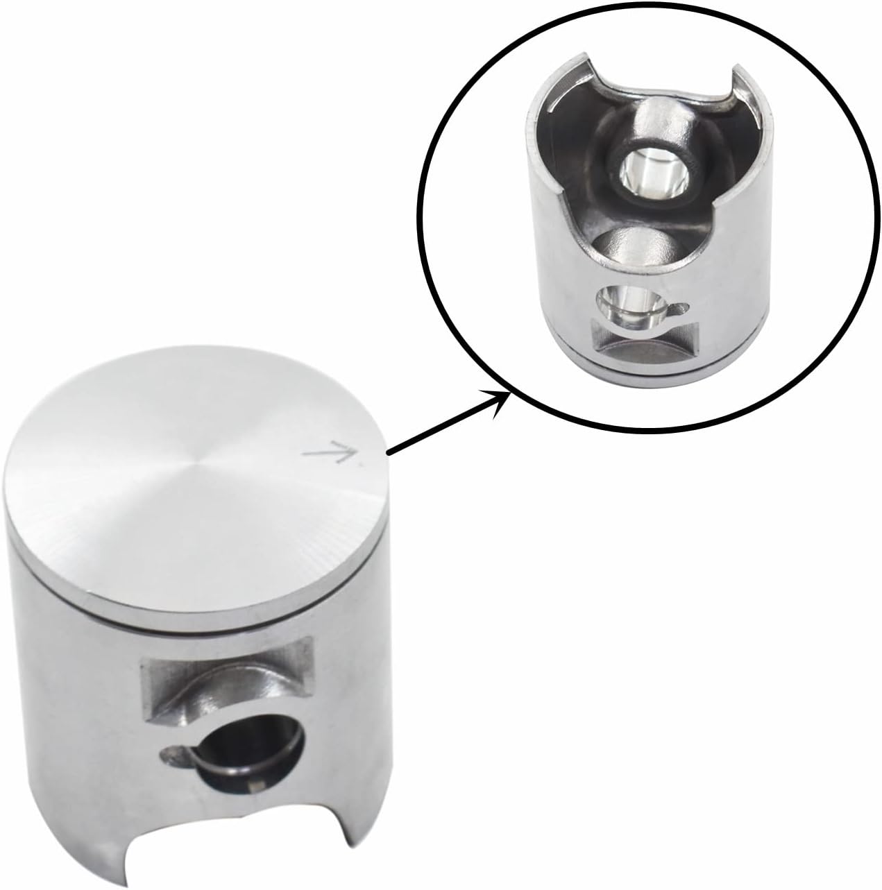 LABLT Kit de junta de pistón de cilindro de repuesto para Yamaha YZ85 2002-2022