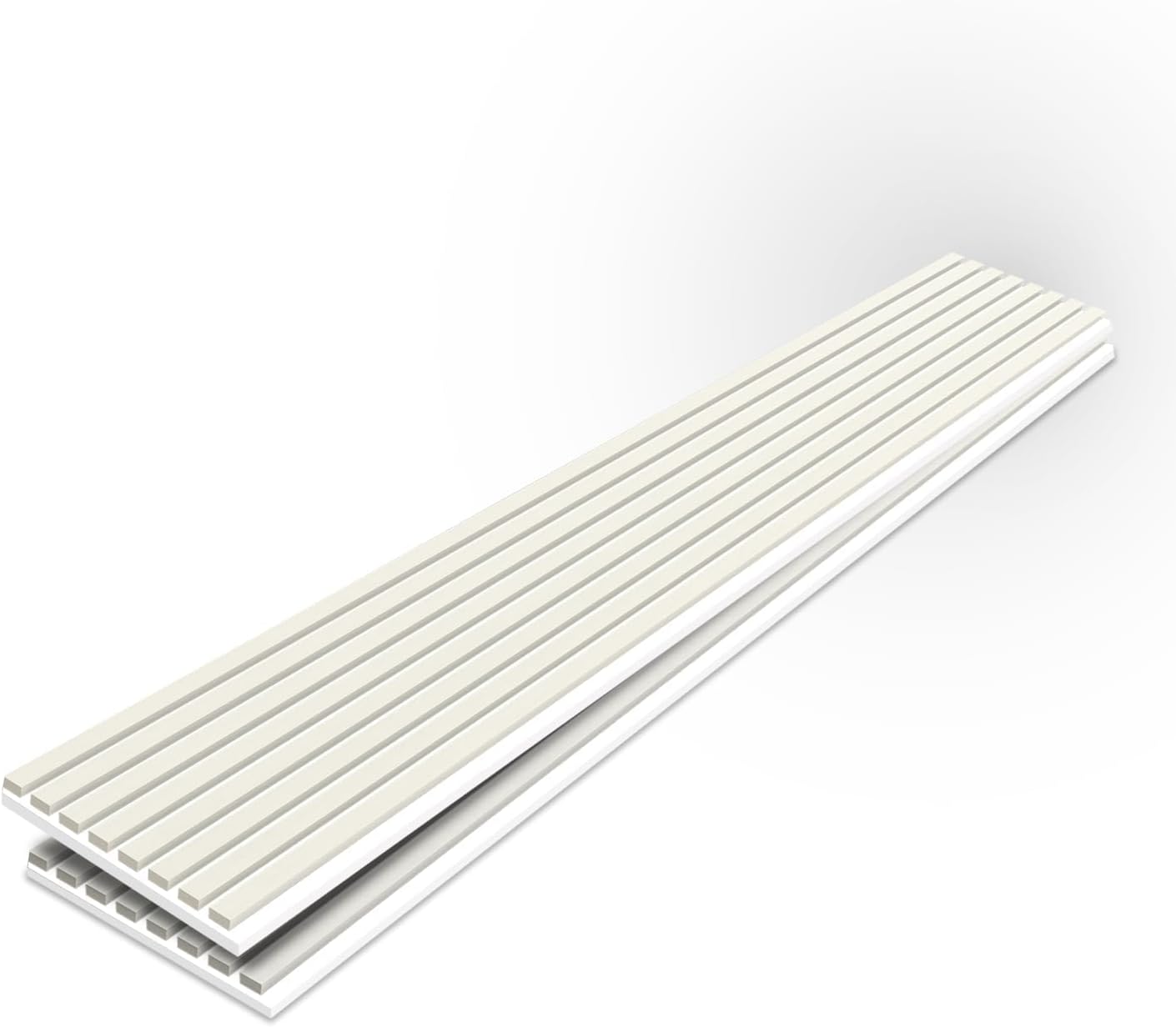 Tönnen Paneles acústicos con lamas de madera, paquete de 2, 94.5″ x 11″ x 5164″ cada uno, de piso a techo, panel de madera para pared, para