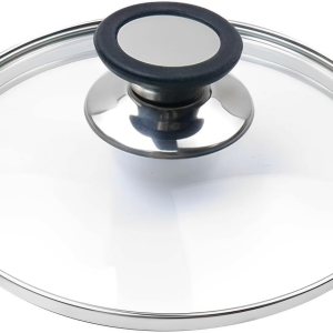 Tighall Tapa de vidrio templado con orificio de ventilación de vapor y mango resistente al calor, se adapta a utensilios de cocina de 6 pulgadas de Tighall Tapa de vidrio templado con orificio de ventilación de vapor y mango resistente al calor, se adapta a utensilios de cocina de 6 pulgadas de