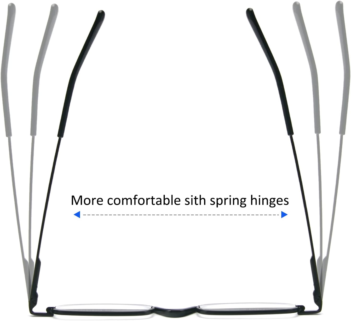 DXYXYO Mini lentes de lectura para mujeres y hombres, compactos, pequeños, de bolsillo, con estuche portátil