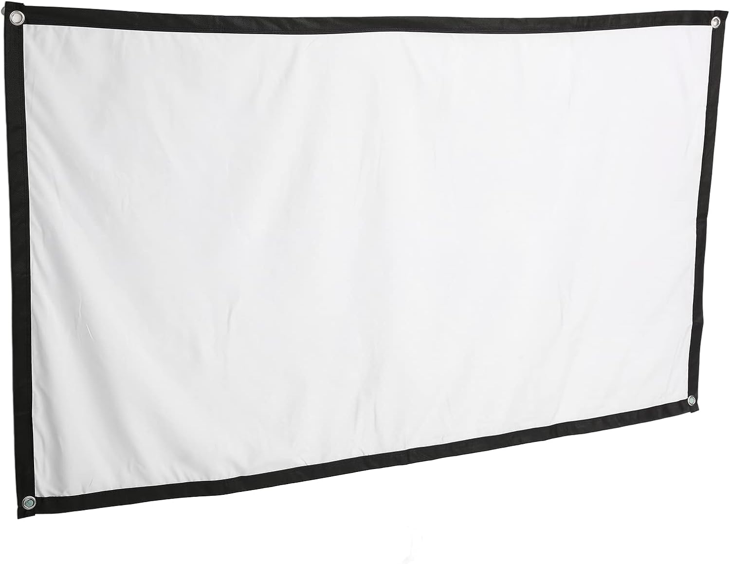 Pantalla de proyector de 60 pulgadas, portátil 169 4K HD, pantalla de proyección de video plegable para interiores y exteriores con 4 ganchos,