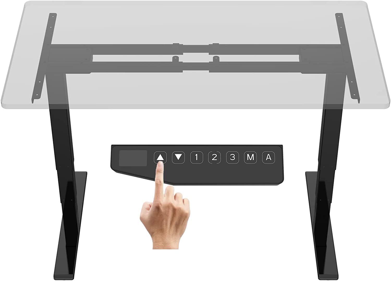 FLEXISPOT Marco de escritorio eléctrico de pie con motor dual Pro 3 etapas marco de escritorio ajustable altura marco de escritorio de protección