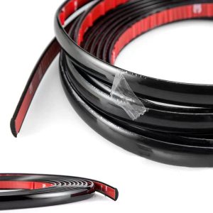 Ancho 12 pulgada (0.472 in), tira de moldeo autoadhesiva a prueba de arañazos, moldura exterior e interior de automóvil, camión, caravana, moldura Ancho 12 pulgada (0.472 in), tira de moldeo autoadhesiva a prueba de arañazos, moldura exterior e interior de automóvil, camión, caravana, moldura