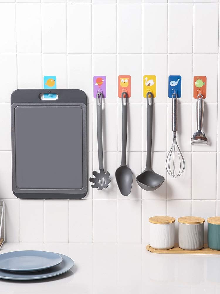 Ganchos de pared para niños, ganchos adhesivos para colgar en la pared para niños, bonitos ganchos de animales de pared, gancho para toallas para