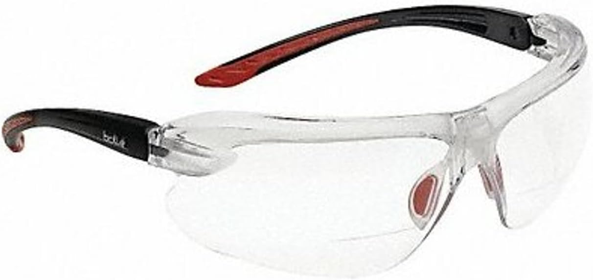 Bolle Safety – Gafas de seguridad ligeras, dioptrías +3.0, transparentes, unisex
