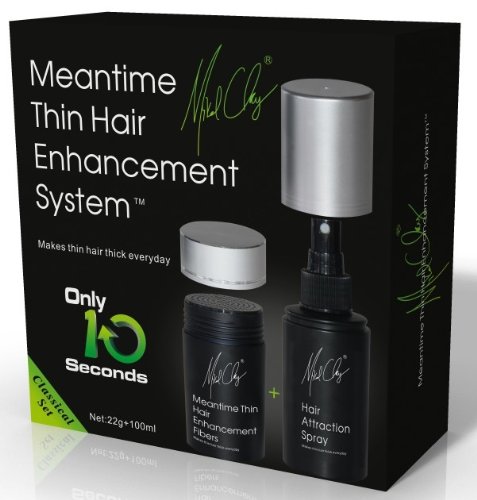 Meantime – Sistema de mejora del cabello fino (marrón oscuro)