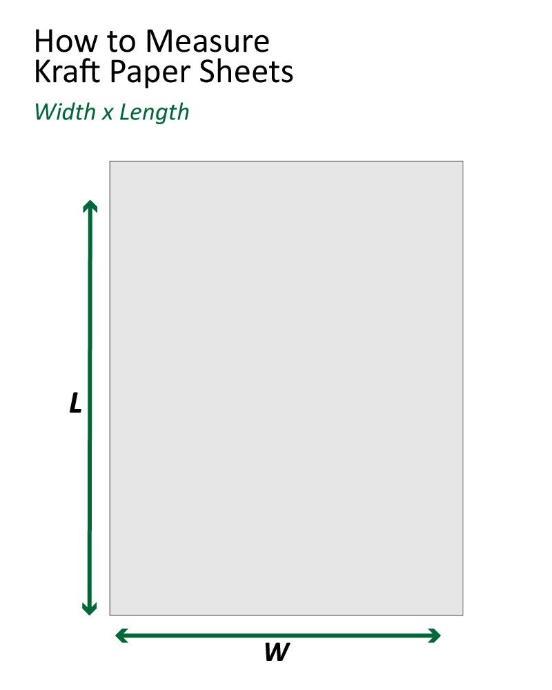 Hoja de papel Kraft, 30#, 18″ x 18″, Kraft, (Paquete de 2200)
