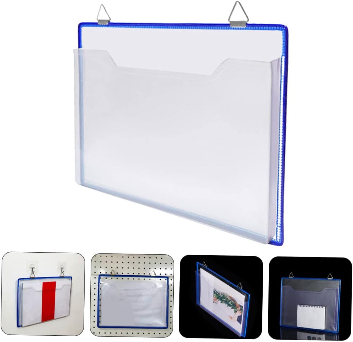 BESTOYARD Bolsa de almacenamiento de archivos, carpeta de archivos de oficina, conveniente bolsa de archivo, soporte para archivos colgantes,