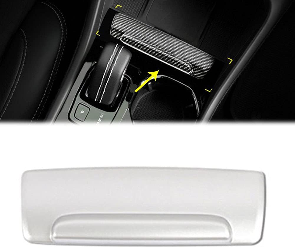 LIRU Car Interior Center Console Ashtray Panel Cover Trim Replacement for Volvo XC40 2018-2020, Matte silver
