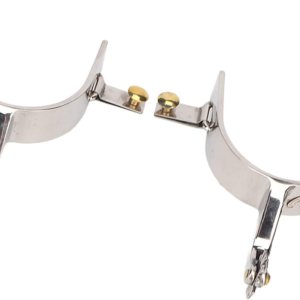 Zerodis 2 espuelas de caballo de acero inoxidable para los vaqueros, con equipo giratorio para los entusiastas ecuestres, montar simple con espolón Zerodis 2 espuelas de caballo de acero inoxidable para los vaqueros, con equipo giratorio para los entusiastas ecuestres, montar simple con espolón