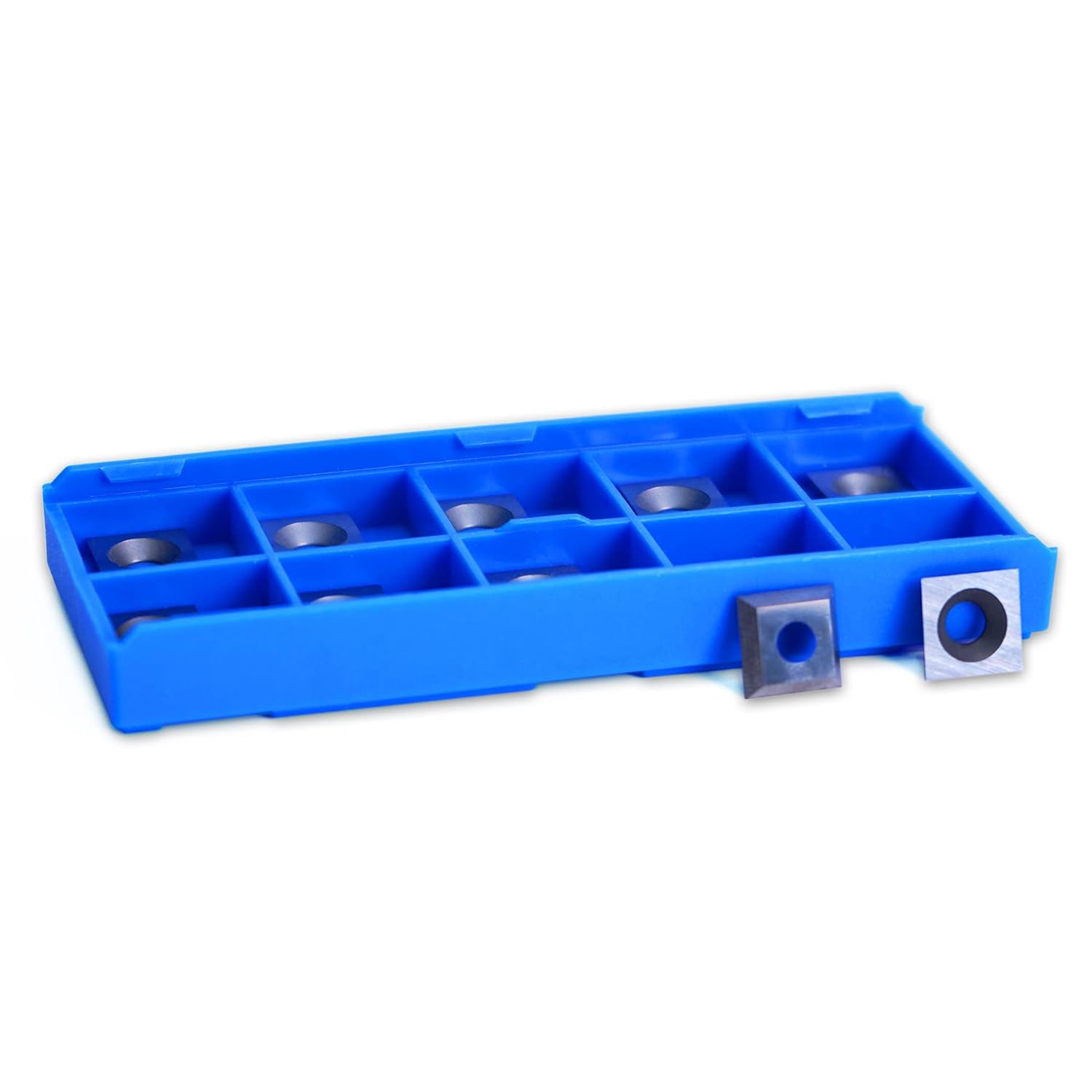 SpeTool Rodamiento superior e inferior, broca de enrutador de 12 vástago con 10 piezas de insertos de carburo reemplazables, plantillas de