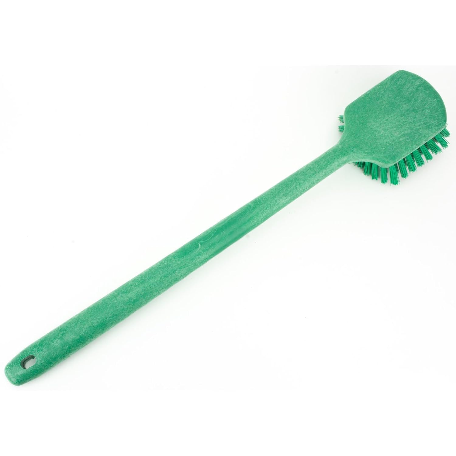 SPARTA 40501EC09 Cepillo de plástico grande para fregar, cepillo de cocina, cepillo utilitario con mango largo para limpieza, 20 pulgadas, verde