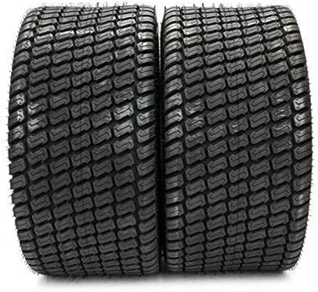 TUFFIOM Juego de 2 neumáticos para cortacésped de 24×12.00-12, neumáticos de césped 6PR para césped y jardín para tractor de jardín, cortacésped,