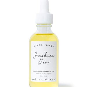 Earth Harbor Aceite limpiador SUNSHINE DEW – Limpieza profunda y desmaquillante  Enzimas de papaya + algas marinas  2 onzas líquidas Earth Harbor Aceite limpiador SUNSHINE DEW – Limpieza profunda y desmaquillante  Enzimas de papaya + algas marinas  2 onzas líquidas