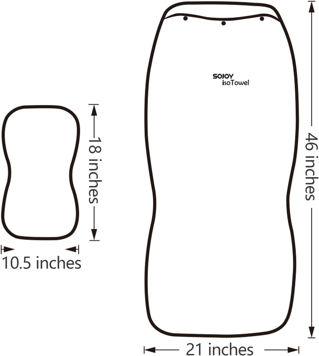 Sojoy – Funda IsoTowel para asiento de automóvil Protector de asiento de microfibra, con tecnología antideslizante de secado rápido. Protección de
