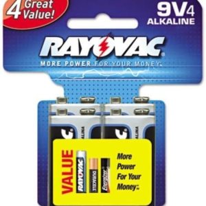 ALKA BATERÍA 9V RAYO 4PK (PKG de 10) ALKA BATERÍA 9V RAYO 4PK (PKG de 10)