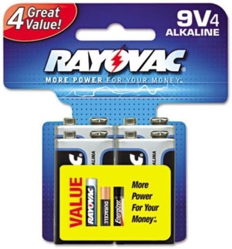 ALKA BATERÍA 9V RAYO 4PK (PKG de 10)
