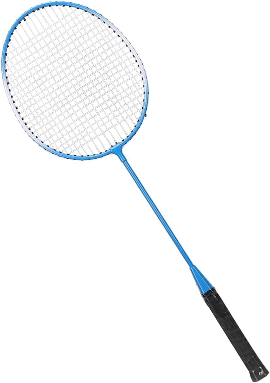Juego de raqueta de bádminton, ligera, de alta dureza, aleación de hierro ofensiva, agarre cómodo, duradero, con bolsa de almacenamiento para