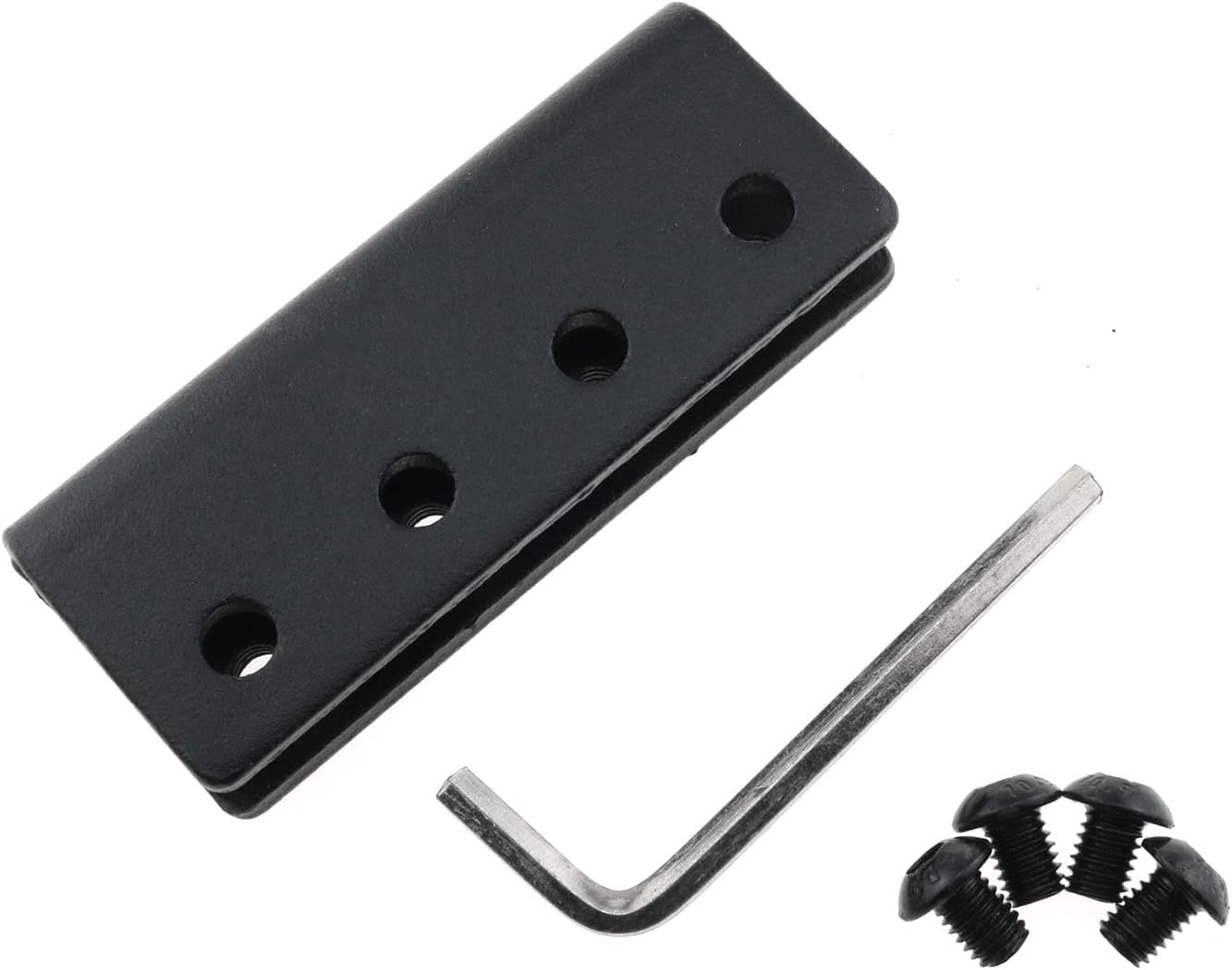 Bi Parting – Conector de hardware para puerta corrediza de granero para pista plana de 1 916 pulgadas, adaptador de riel de hardware para puerta