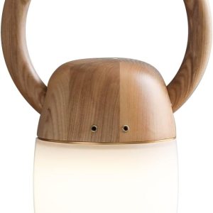 JLBMXY&LS Lámpara de noche de madera con control táctil, lámpara de mesa de noche regulable con lámpara de escritorio USB C para dormitorio, sala de JLBMXY&LS Lámpara de noche de madera con control táctil, lámpara de mesa de noche regulable con lámpara de escritorio USB C para dormitorio, sala de