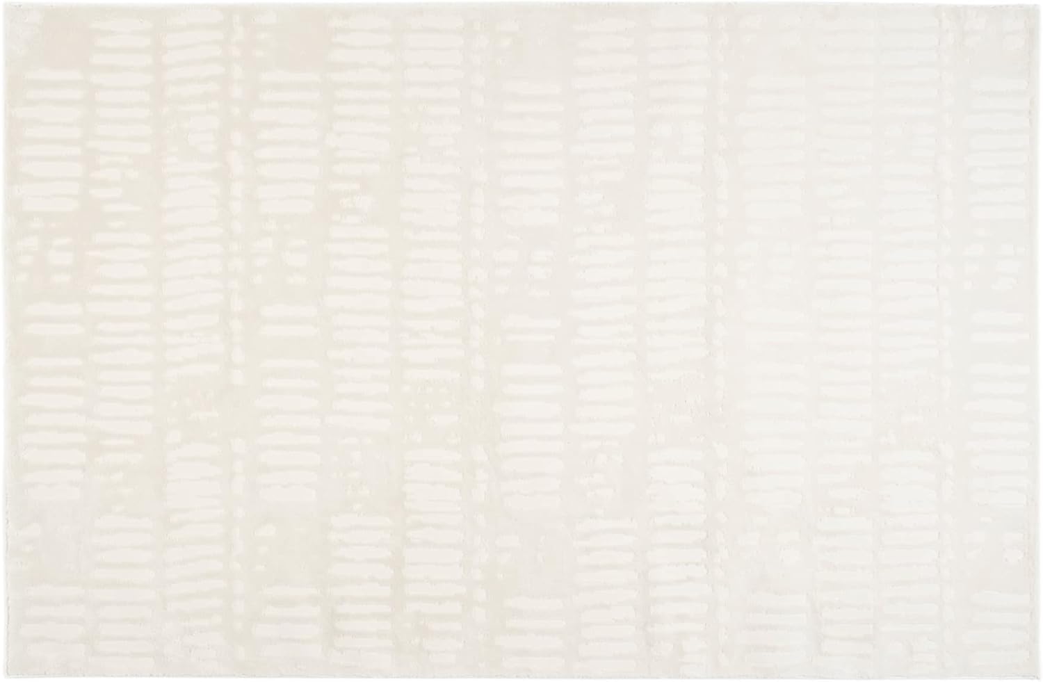 Shell – Alfombra lavable de 5 pies 3 x 8 pies, para sala de estar, dormitorio, con certificado Oeko-TEX, pelo mediano, beige, crema