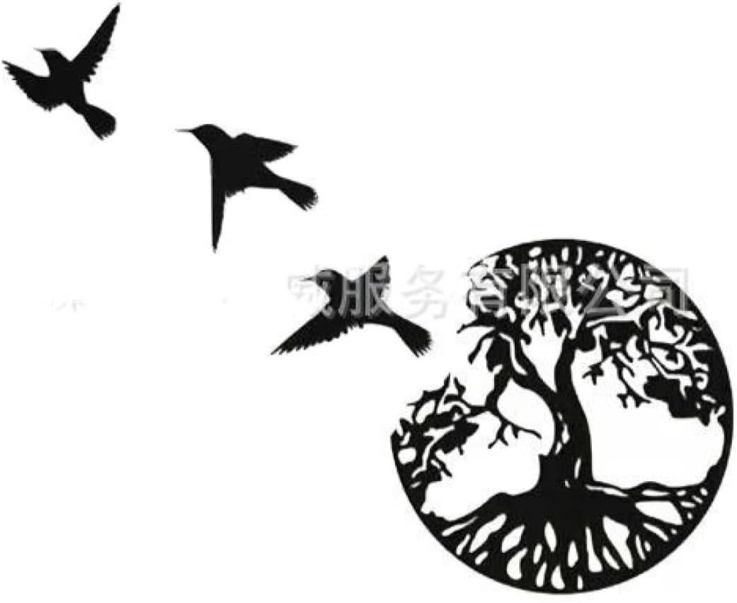 Catoka Arte de pared de metal moderno Letreros metálicos, Decoración del hogar, Amor aves Estilo moderno, Guirnaldas, Colibríes, Feng Shui,