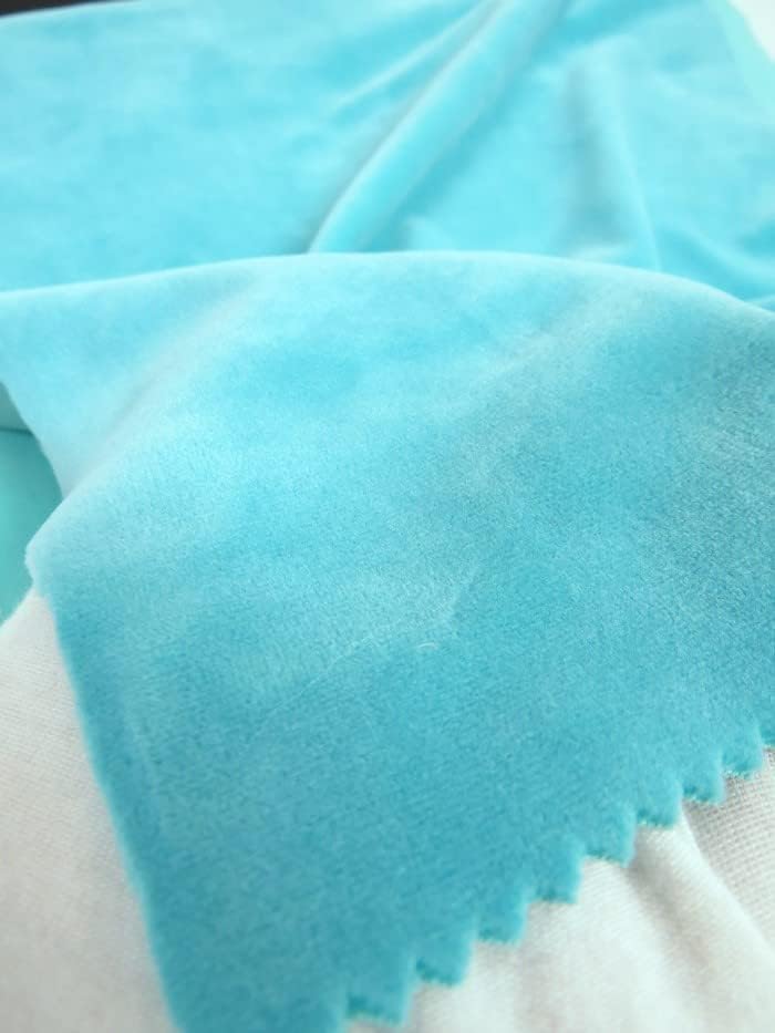The Yard – Manta elástica de felpa Mochi Minky Hug-Z by The Yard DIY Baby Blankets Decor Clothing Snuggle (turquesa)