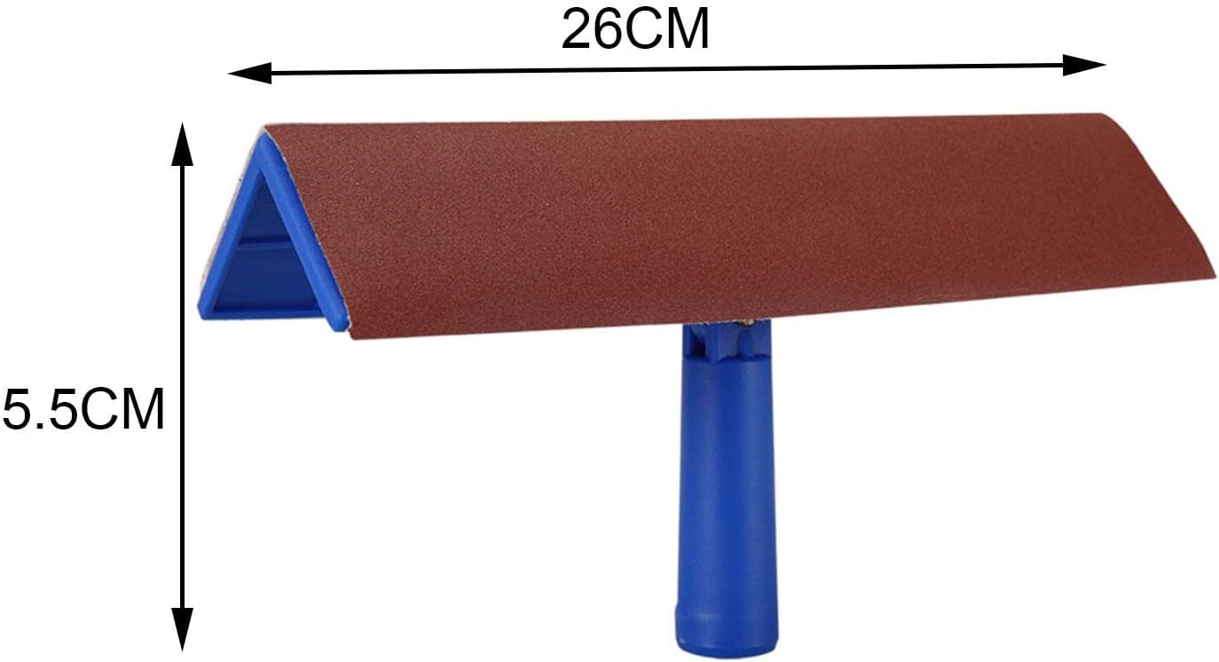 Soporte para papel de lija de lijadora, marco de papel de lija de molienda, herramienta polaca, bloque de papel de lija para paredes de paneles de