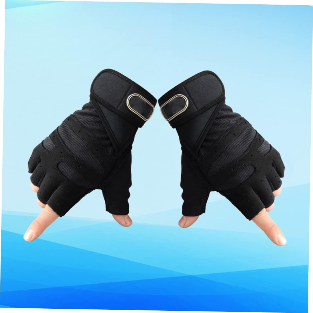BESPORTBLE 3 Pairs Sports Gloves Exercise Gloves Gym Gloves Up Gloves Guantes para Gym Hombre Mens Glives Half-Finger Gloves Training Gloves Fitness