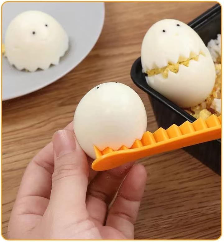 Egg Wave-Cut, Lace Egg Cutter Fancy Egg CutterSlicing Gadgets Kitchen AccessoriesMaterial safety and easy to clean2PcsSet