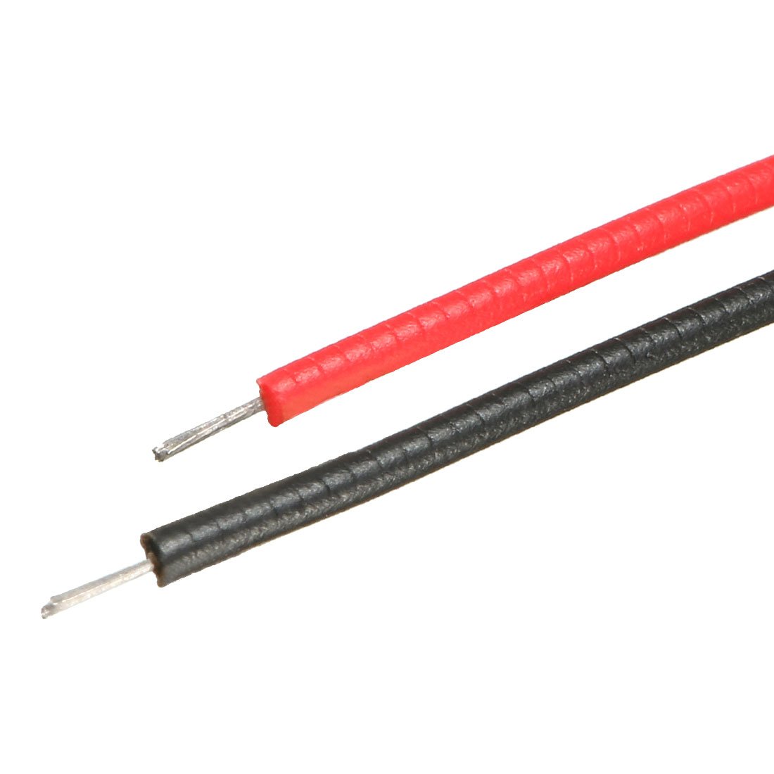 uxcell 10pcs 0.197 in pre cableado LED, blanco DC3-6V lente transparente, diodos emisores de luz