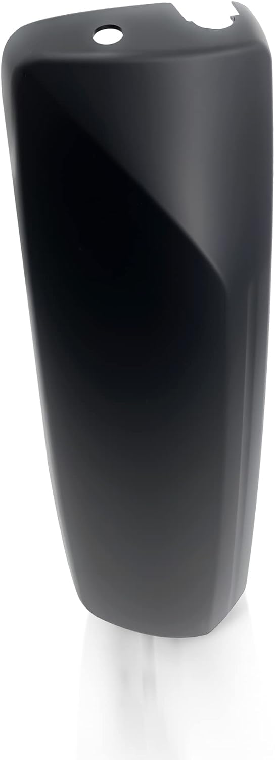 TORQUE Cubierta de espejo de puerta de repuesto para Volvo VNL 2004-2018 semi camiones negro mate cubierta curvada lado derecho del pasajero RHD