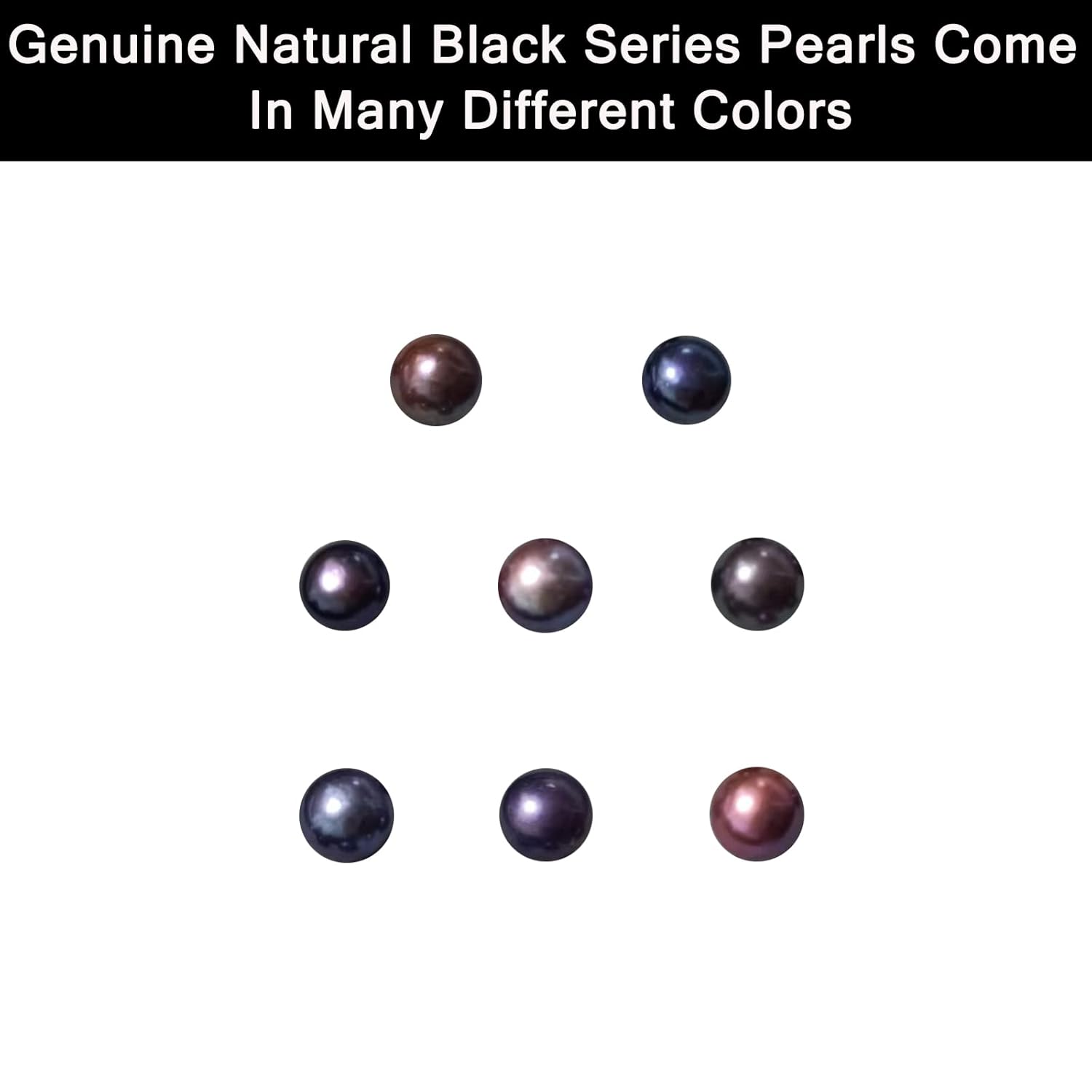 Akoya Saltwater Black Pearl Earrings for Women,7-10MM Screw Back Stud Earrings 925 Sterling Silver 18K Gold Plated Hypoallergenic Stud Earrings,