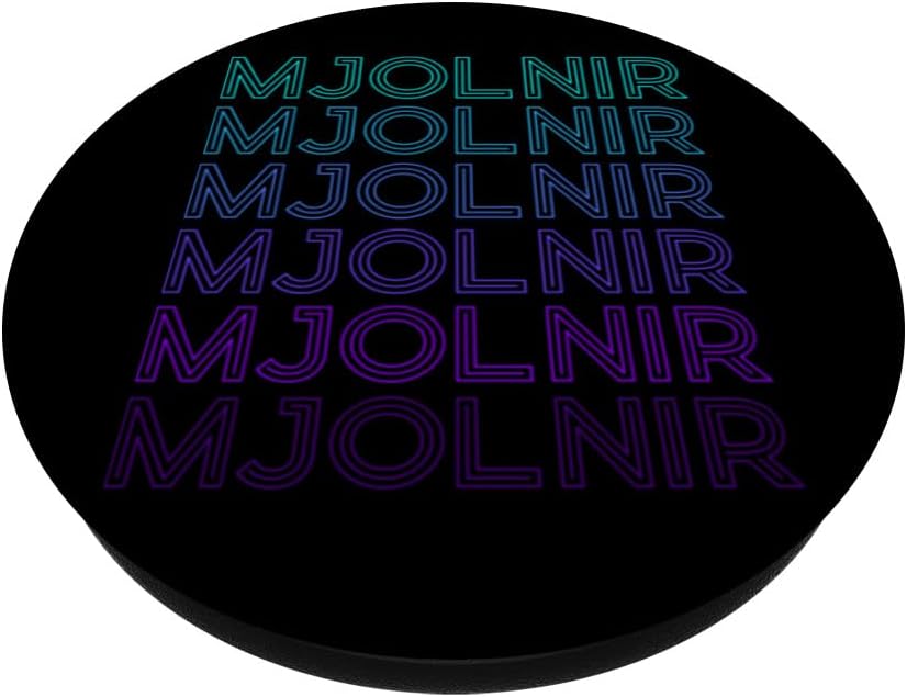 Mjolnir Thors Hammer Viking Norse Retro PopSockets Standard PopGrip