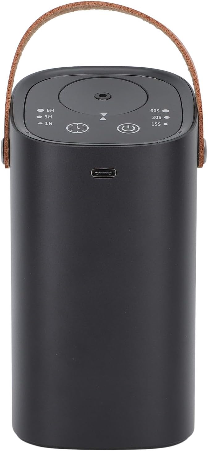 Difusor de aceite esencial, difusor de aceite esencial de aromaterapia sin agua, 0.7 onzas líquidas para aceite esencial, cubierta de aroma de hasta