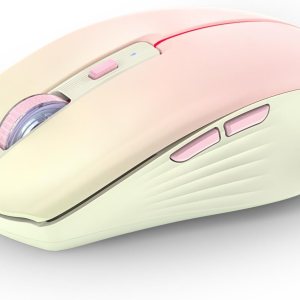 RAPIQUE Ratón inalámbrico Bluetooth, mouse recargable para computadora multidispositivo (modo tri BT1BT2+2.4Ghz) con receptor USB, mouse portátil RAPIQUE Ratón inalámbrico Bluetooth, mouse recargable para computadora multidispositivo (modo tri BT1BT2+2.4Ghz) con receptor USB, mouse portátil