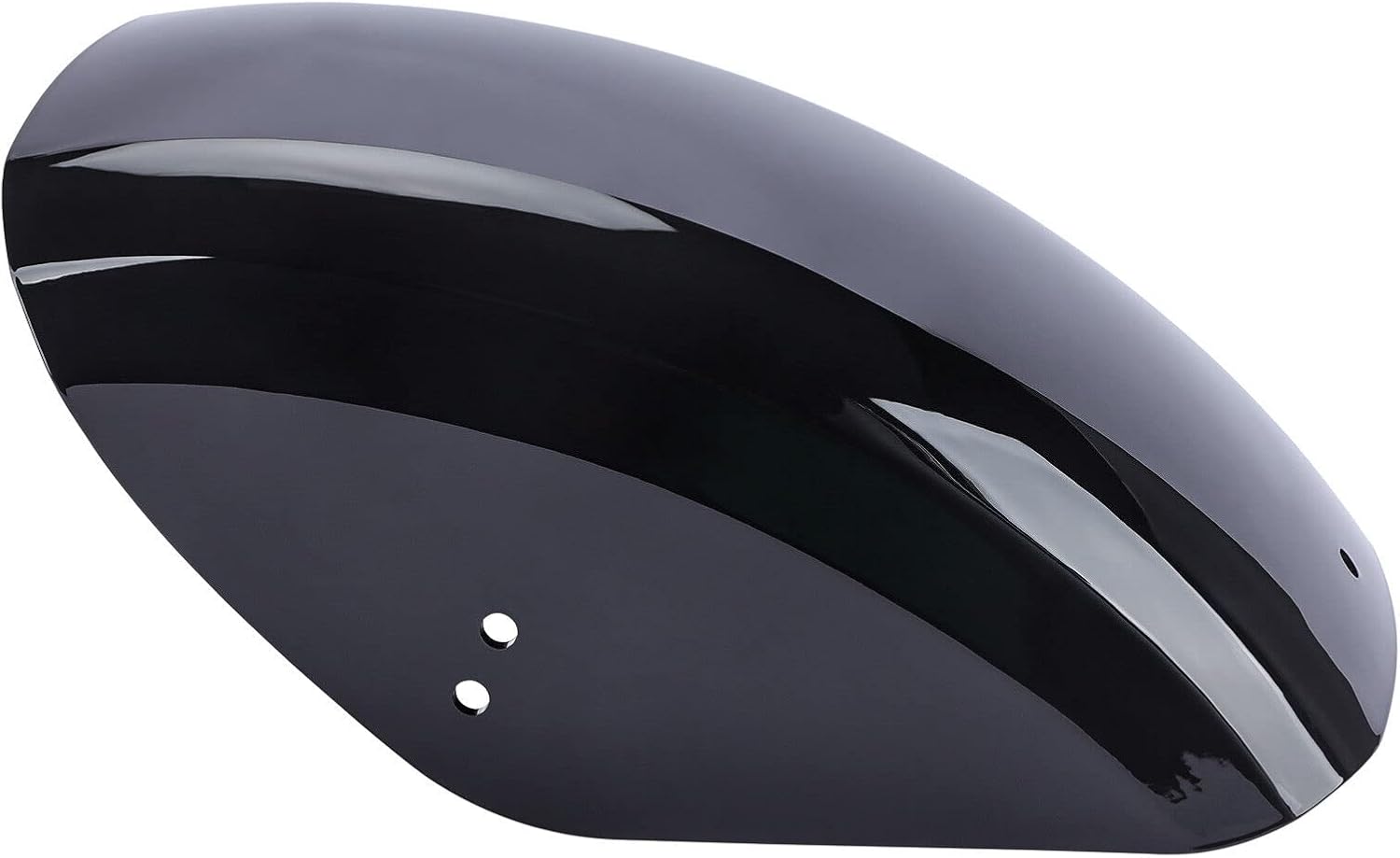 Guardabarros corto trasero de motocicleta de 7 pulgadas para Harley Sportster XL883 XL1200 1986-2023 (negro brillante – guardabarros de plástico ABS)