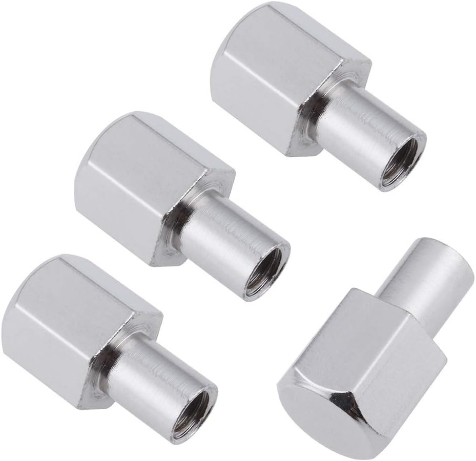 Hobbypark – Paquete de 4 cubos de transmisión hexagonal de rueda de 0.472 in, acoplador combinador de aluminio de 0.591 in, extensión de