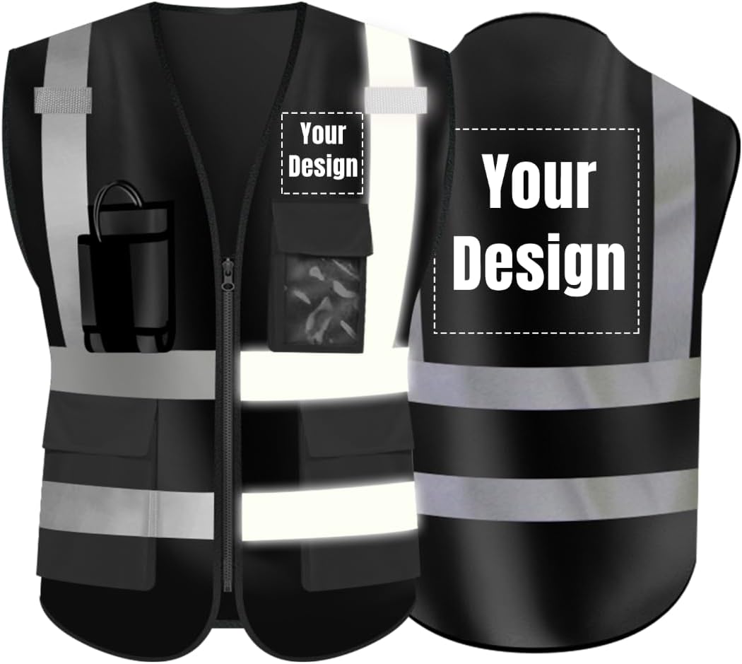 YOWESHOP El chaleco reflectante de la seguridad de la alta visibilidad modifica el uniforme al aire libre del trabajo