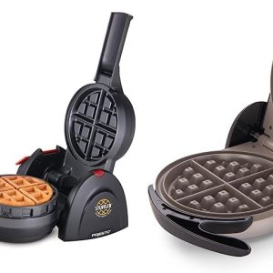 Presto Máquina de gofres rellena Stuffler + waflera belga de cerámica FlipSide Presto Presto Máquina de gofres rellena Stuffler + waflera belga de cerámica FlipSide Presto